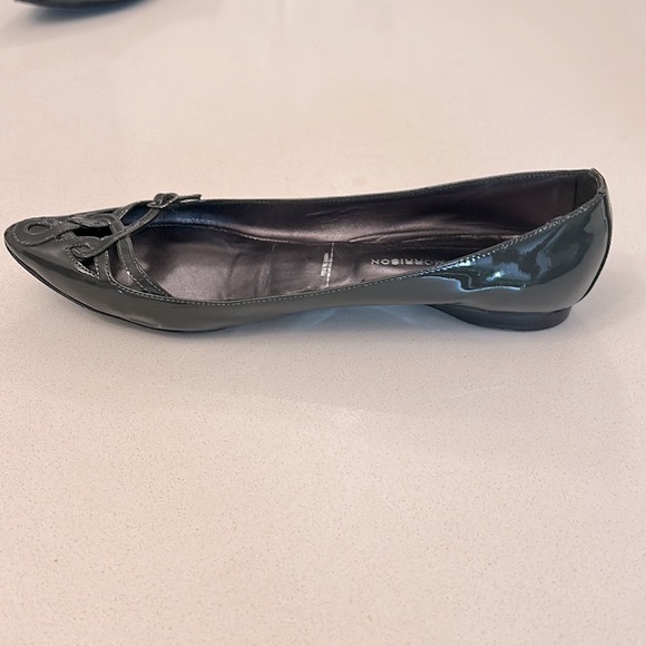 Sigerson Morrison Ballet Flats with Pointed Toe Leather Details Size 7 - Picture 5 of 6